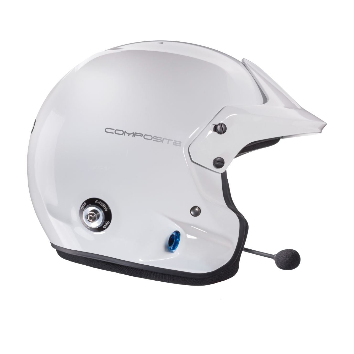 Casque Jet FIA STILO Venti Trophy Plus composite blanc intérieur noir