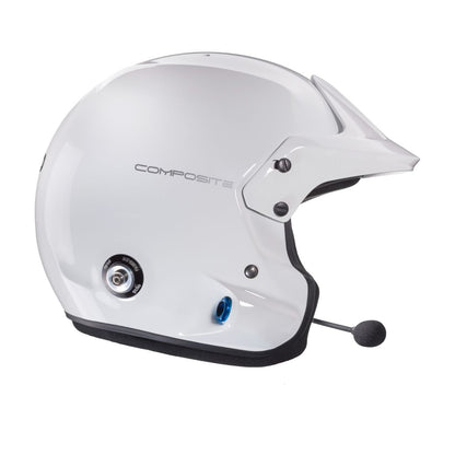 Casque Jet FIA STILO Venti Trophy Plus composite blanc intérieur noir