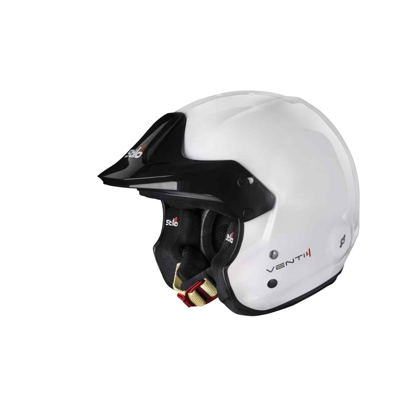 Casque Jet STILO VENTI4 TROPHY FIA 8859-2024 SA2025 Composite Blanc