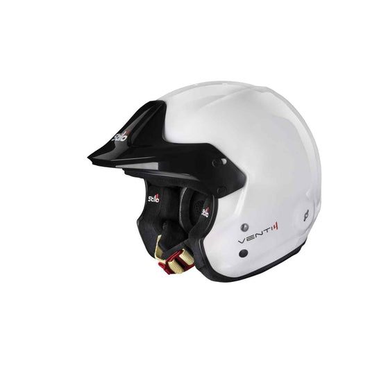 Casque Jet STILO VENTI4 TROPHY FIA 8859-2024 SA2025 Composite Blanc