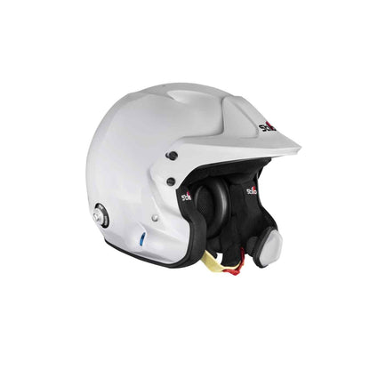 Casque Jet STILO VENTI4 WRC RALLY FIA 8859 2024 SA2020 Hans Composite Blanc