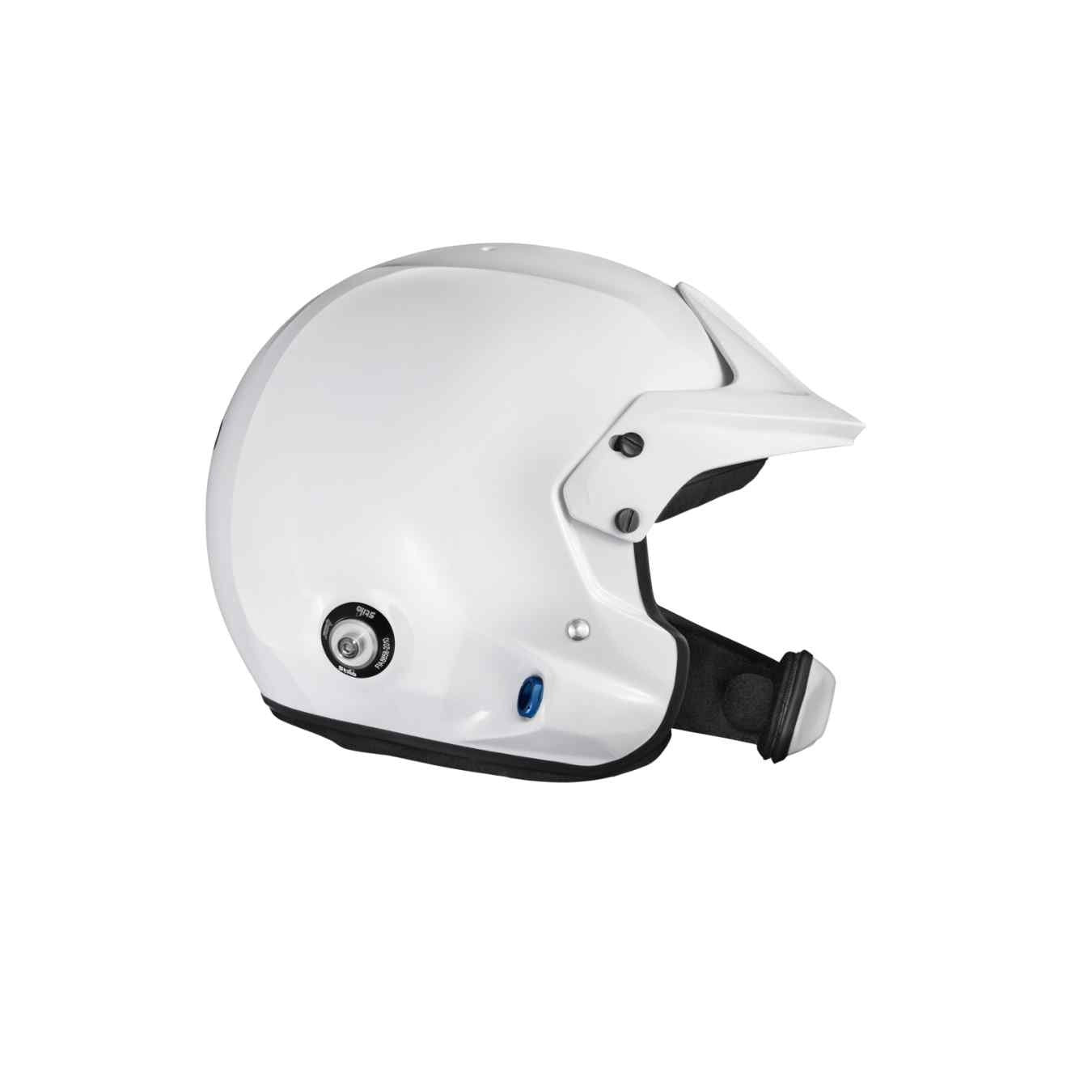 Casque Jet STILO VENTI4 WRC RALLY FIA 8859 2024 SA2020 Hans Composite Blanc