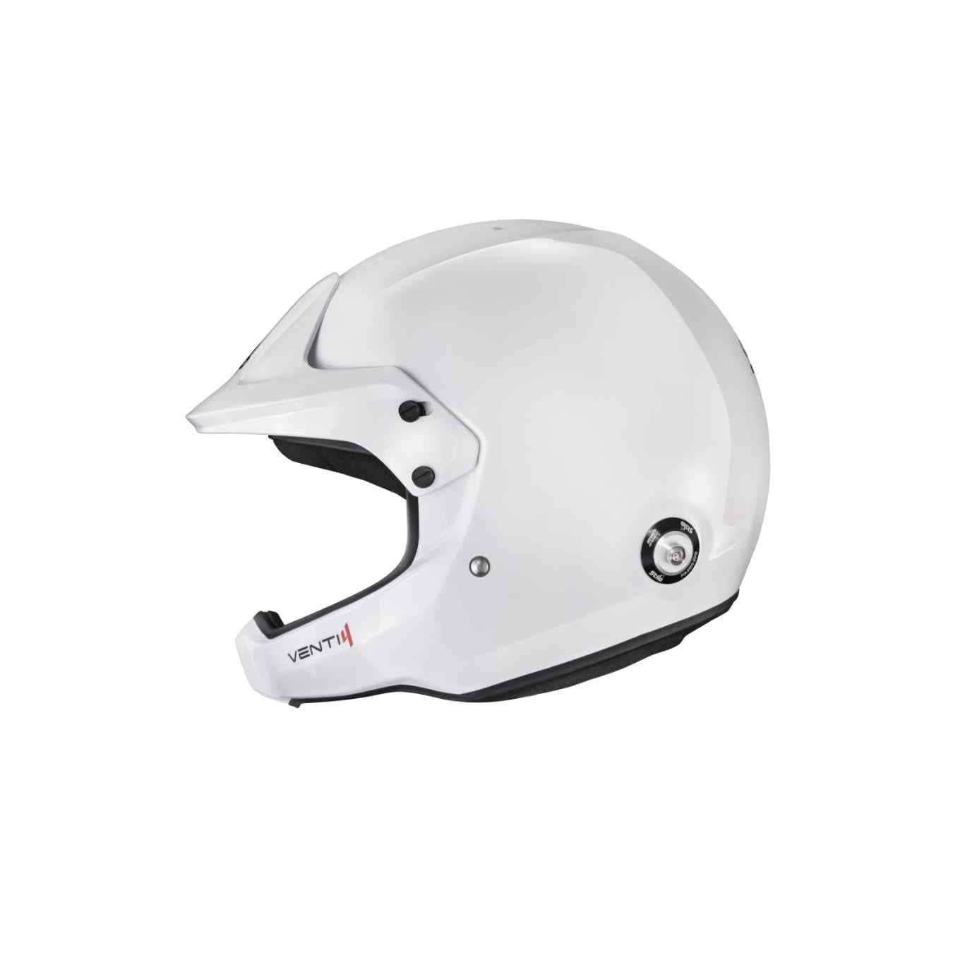 Casque Jet STILO VENTI4 WRC RALLY FIA 8859 2024 SA2025 Hans Composite Blanc