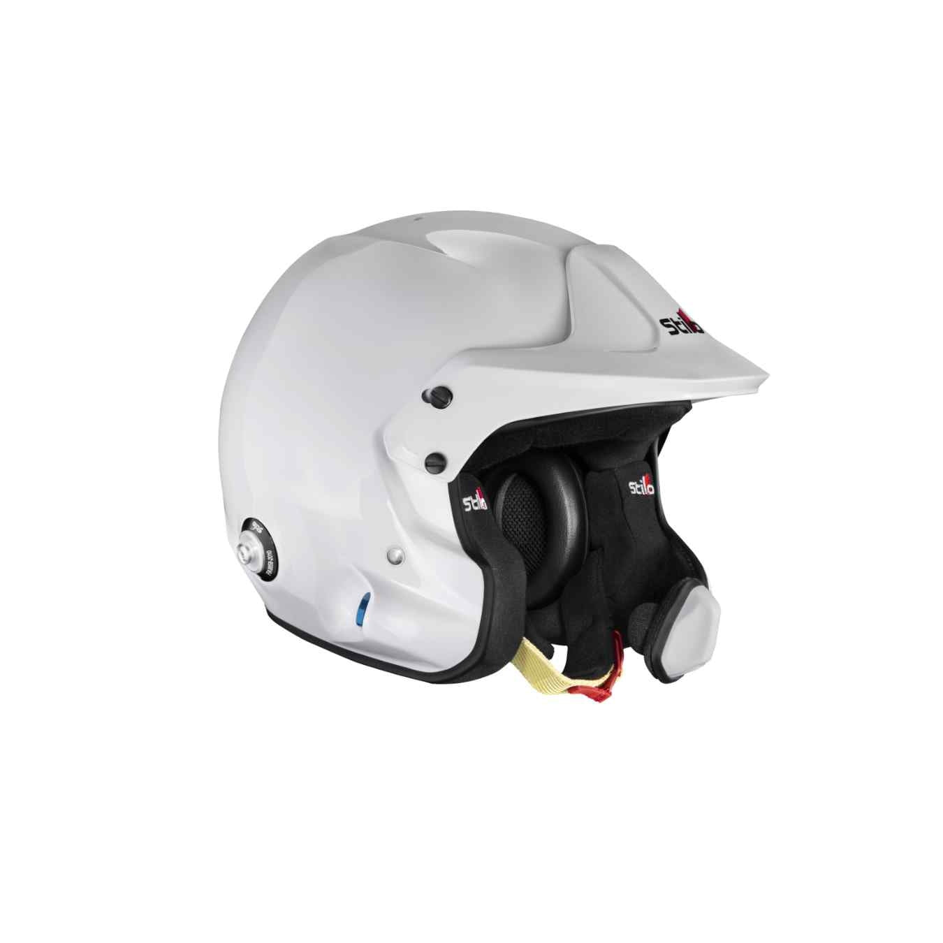 Casque Jet STILO VENTI4 WRC RALLY FIA 8859 2024 SA2025 Hans Composite Blanc
