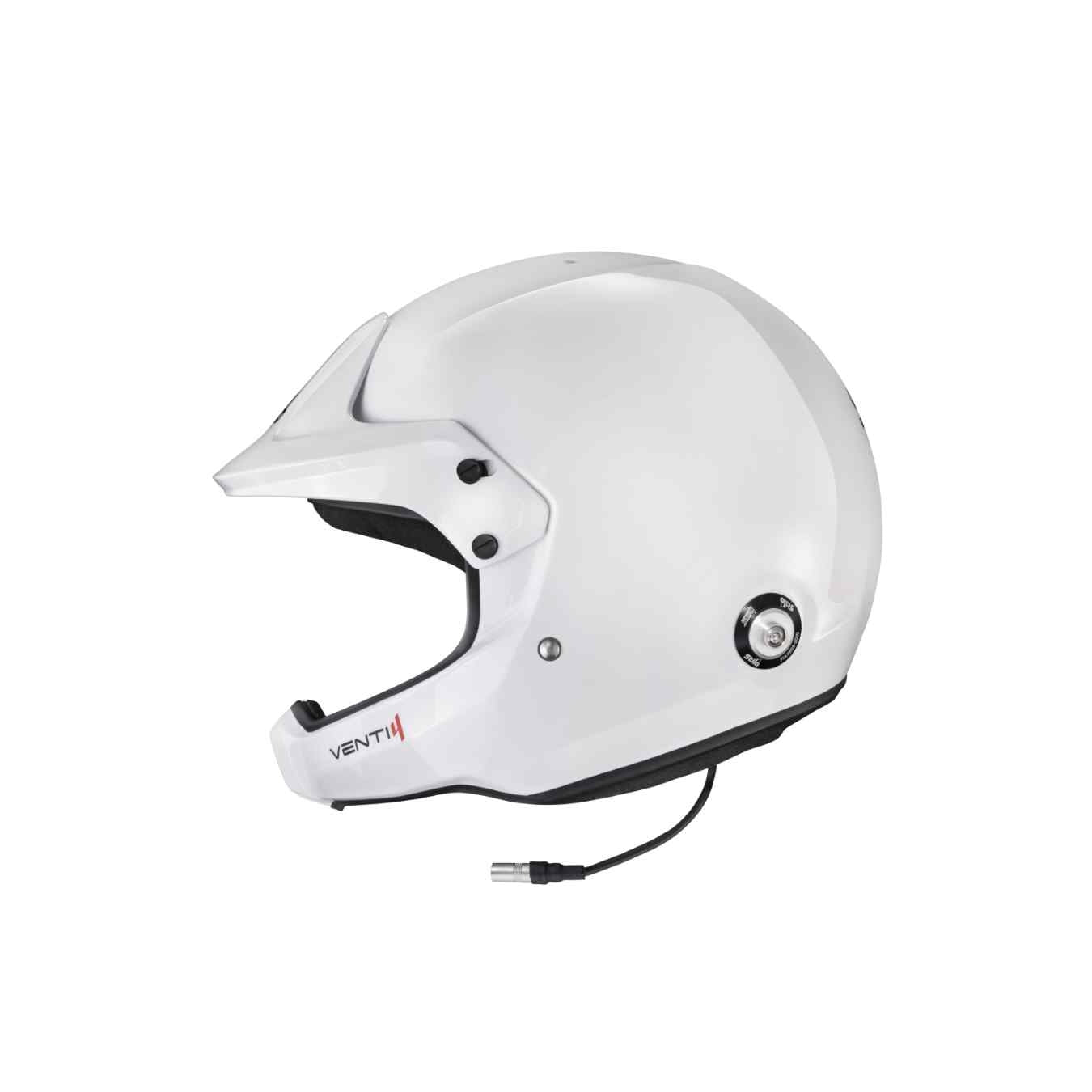 Casque Jet STILO VENTI4 WRC TURISMO FIA 8859 2024 SA2025 Hans Composite Blanc