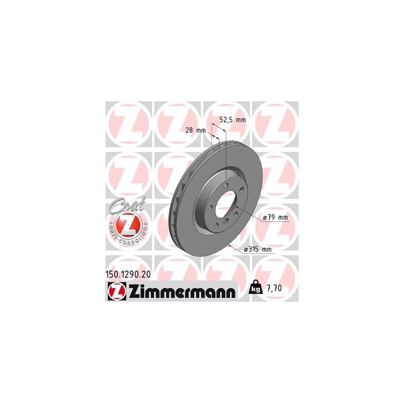 Disques avant Zimmermann M3 e36