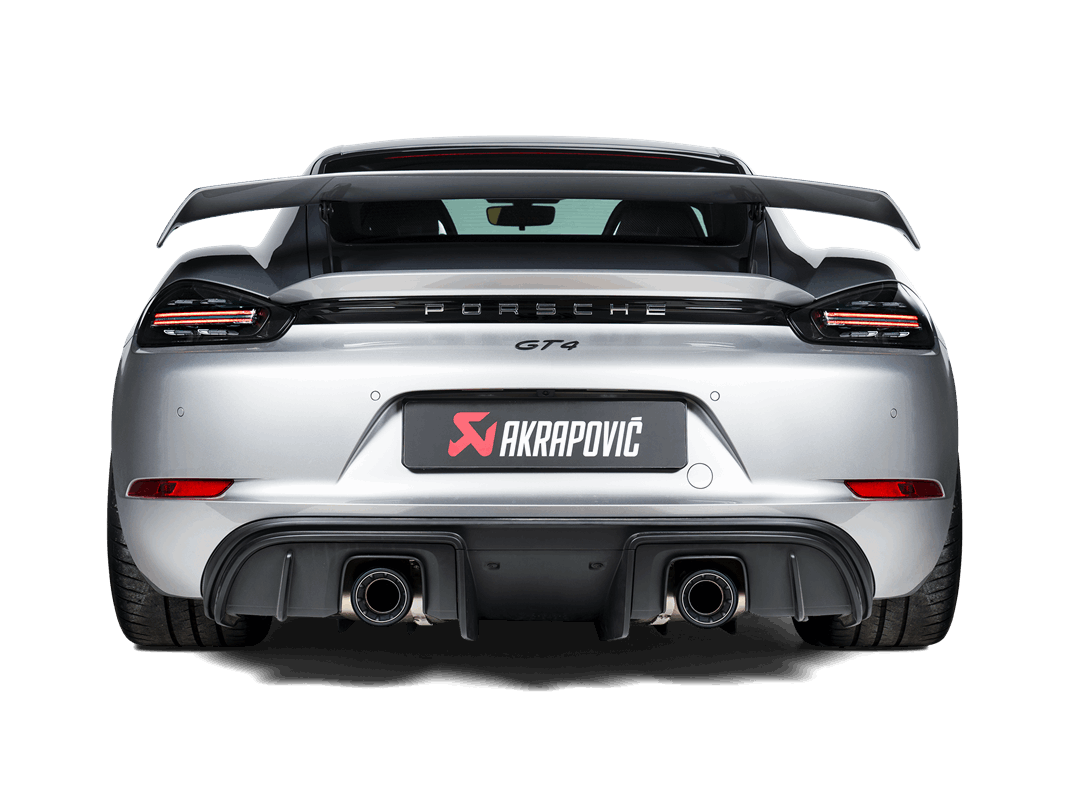 Silencieux Akrapovic Race Line Titane Porsche 718 GT4 / Spyder