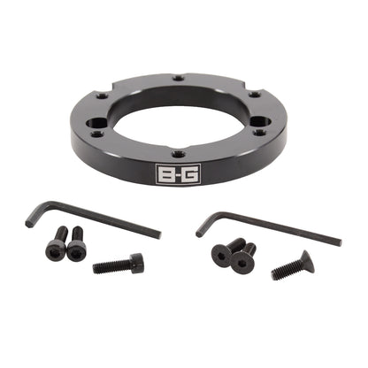 Entretoise de volant excentrique BG RACING - épaisseur 15mm entraxe 6x70mm déport 10mm - avec visserie