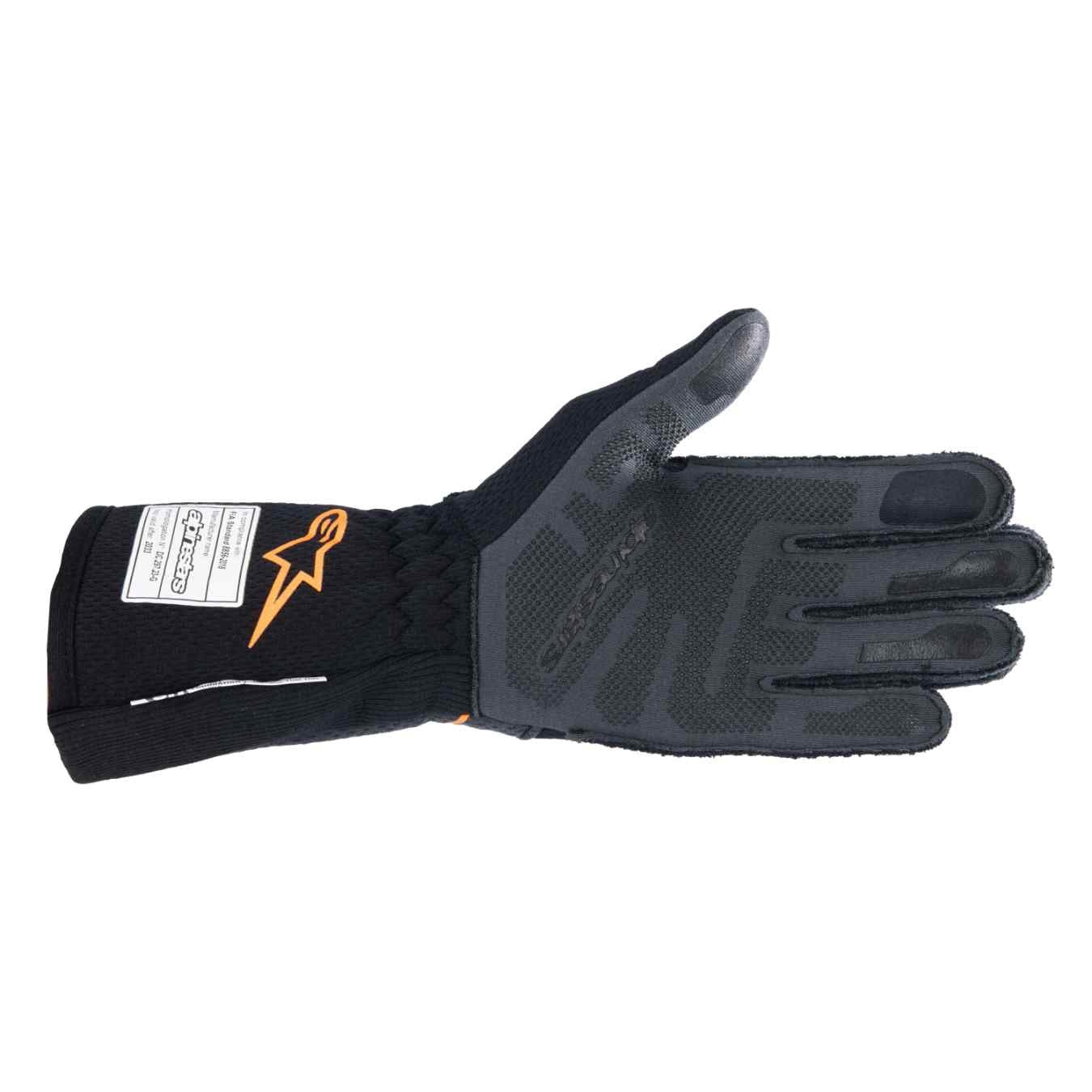 Gants ALPINESTARS TECH 1 ZX V4 FIA 8856 2018 Noir Orange