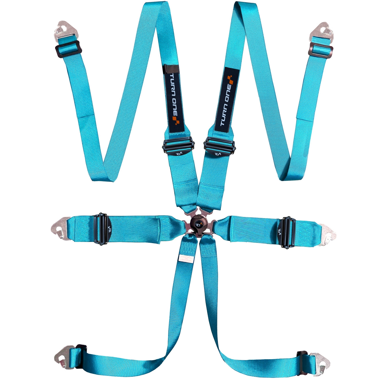 Harnais TURN ONE Race 6 points FIA 8853-2016 Bleu (Turquoise)
