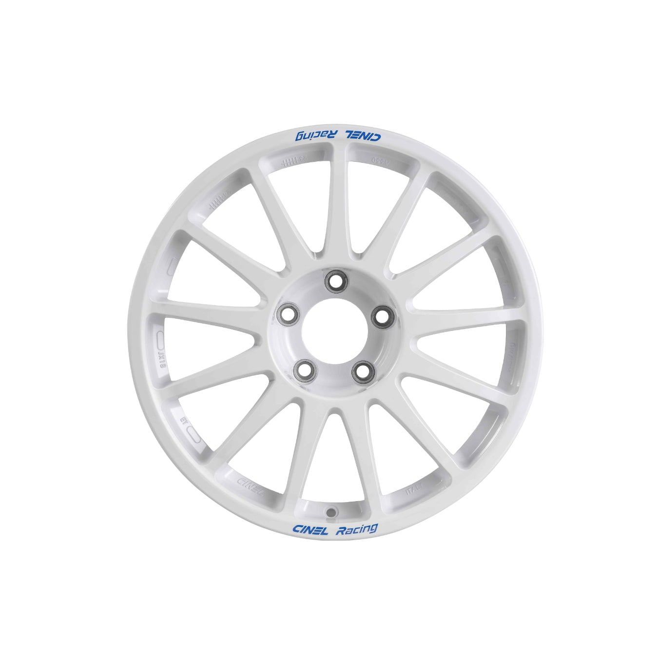 Jante CINEL Racing Asphalte 7X15 4X100 ET40 CB pour Renault Clio II R.S. Blanche