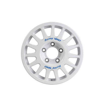 Jante CINEL Racing Terre 7X15 4X100 ET38 CB pour Renault Clio II R.S. Ragnotti Blanche
