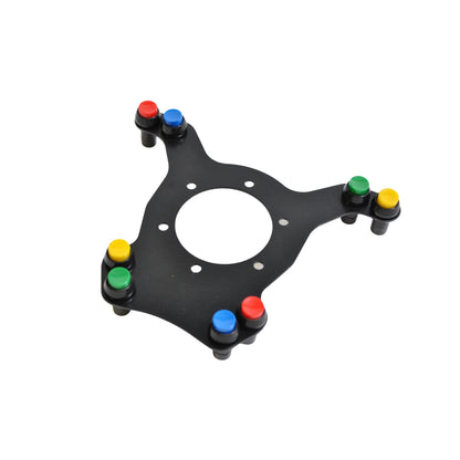 Kit 8 boutons poussoirs pour volant REDSPEC Carbone