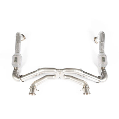 JCR TITANE SUPERLIGHT RACE PIPE *AVEC CATALYSEURS* 718 GT4