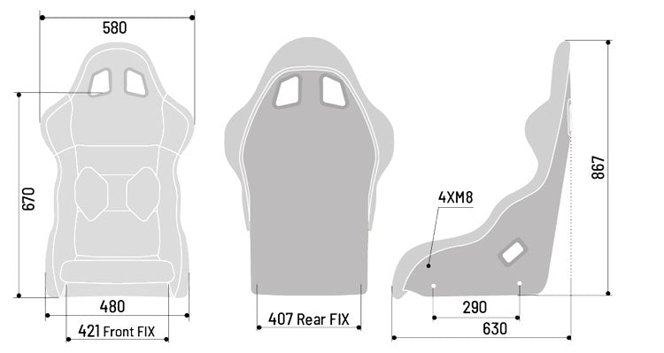 Siège Baquet Sparco Pro 2000 QRT (FIA)