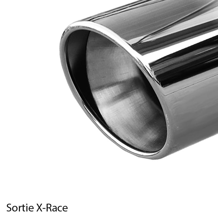 Silencieux PROWLER en inox pour RENAULT Clio II RS 2.0 16V Phase 2 172CV 1X90 X-Race