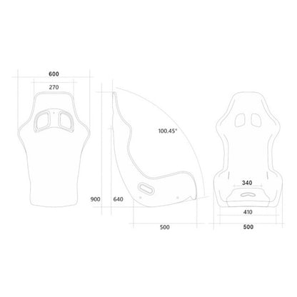 Siège Baquet Atech Target (FIA)