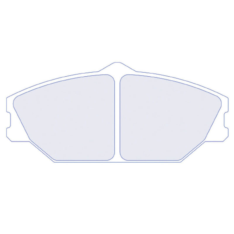 Plaquettes de Freins Avant CL Brakes RC5+ pour Renault Clio II RS